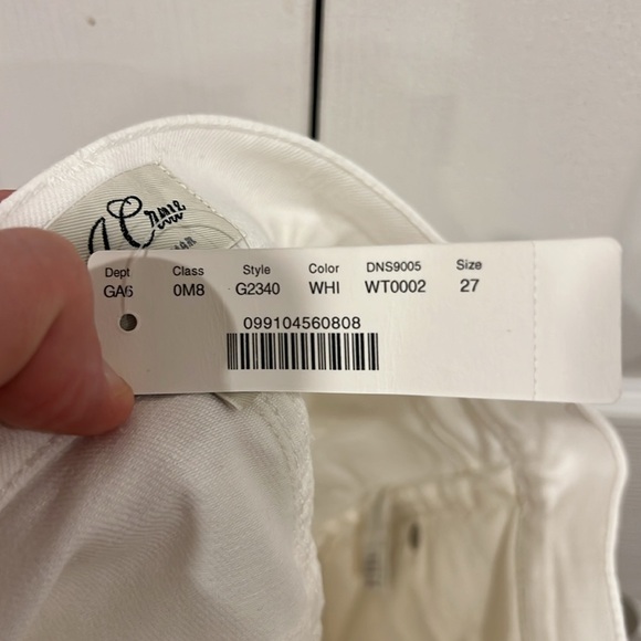 J. Crew High-Rise White Denim Shorts Womens Size 27 - Picture 5 of 7